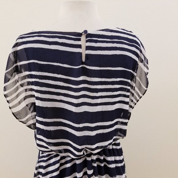 💖3 for $10  - LUSH Navy & White Stripe Dress - XL - Picture 12 of 14